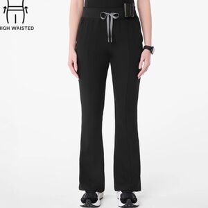 Figs High-Waisted Black Pants